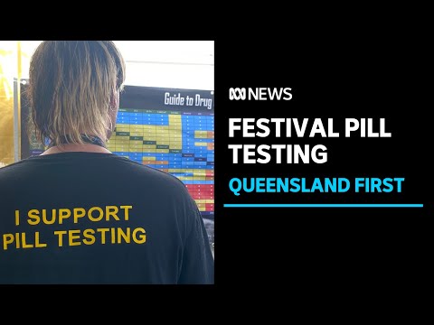 How does pill testing work? We're at Rabbits Eat Lettuce festival to find out | ABC News