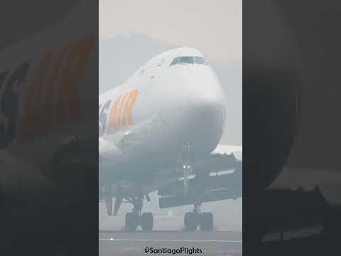 Atlas Air Boeing 747-47UF landing from Buenos Aires [EZE]
