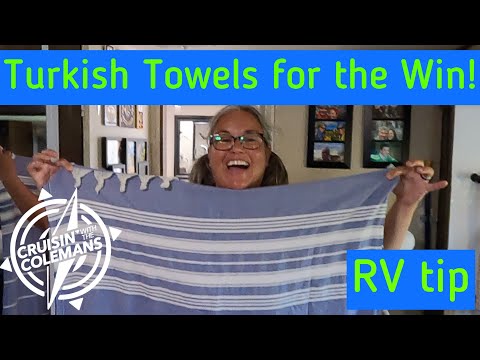 Double Up Your RV Space With Turkish Towels | RV Life Tip
