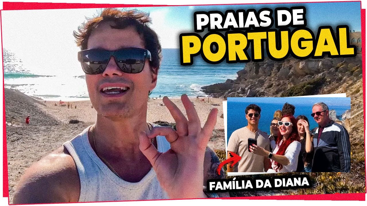 VISITANDO AS BELAS PRAIAS DE PORTUGAL E A FAMÍLIA DA DIANA [Cabo da Roca]