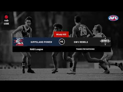 NAB LEAGUE 2019: Round 8 - Gippsland v GWV Rebels (Full Game)