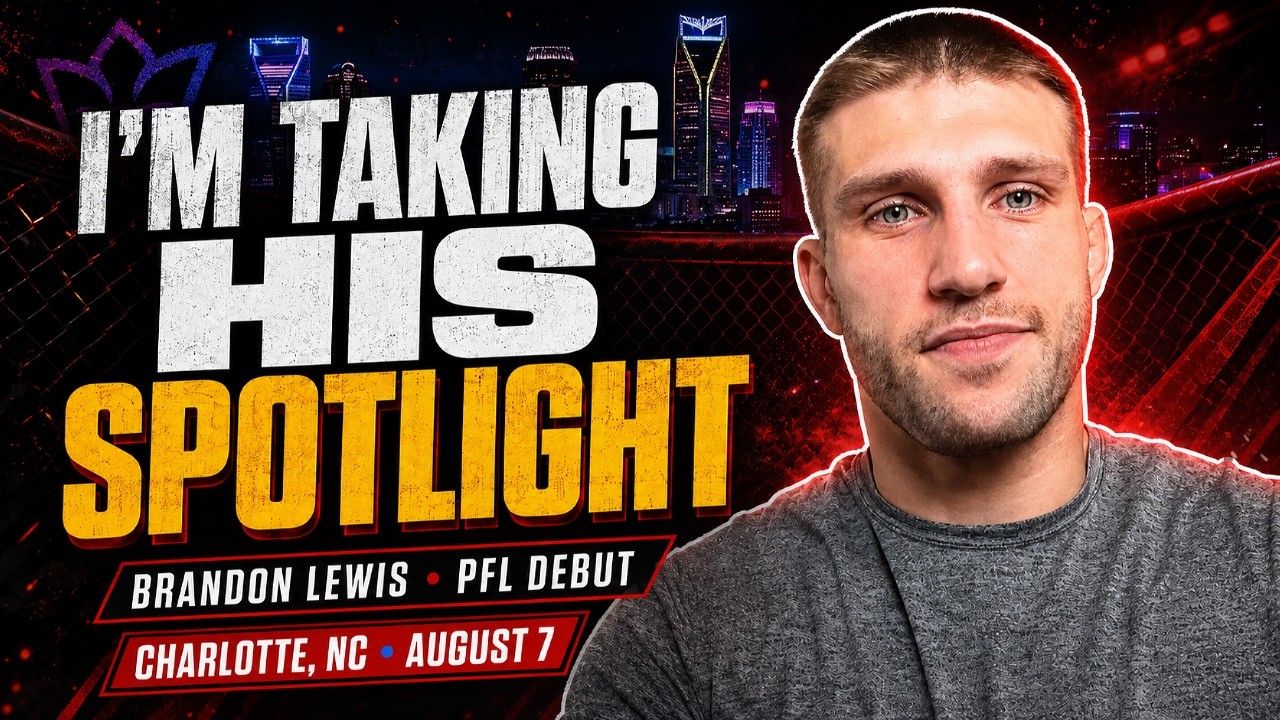 Brandon Lewis Plans to “Steal the Spotlight” in PFL Debut vs. Lewis McGrillen