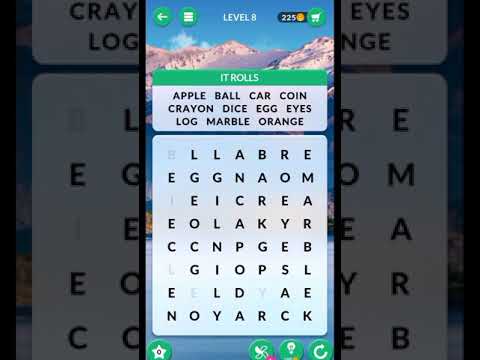 Wordscapes Search Level 8 Gameplay ⏯ - YouTube