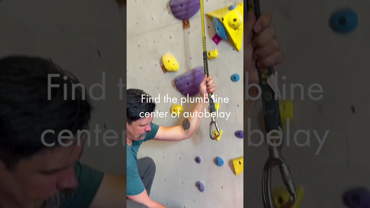 Auto Belay Gate Install #shorts #autobelay #howto