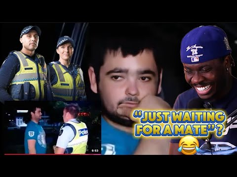🇺🇸🇦🇺AMERICAN REACT TO AUSTRALIAN DUI TRAFFIC STOP(I'M JUST WAITING FOR A MATE)🤣🤣