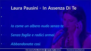 Laura Pausini - In assenza di te (e mi manchi amore mio) - Video lyric in modalità &quot;Io canto&quot;