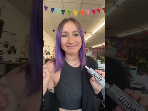 Let’s glue some toys! #indoorplayground #grandmasplayroom