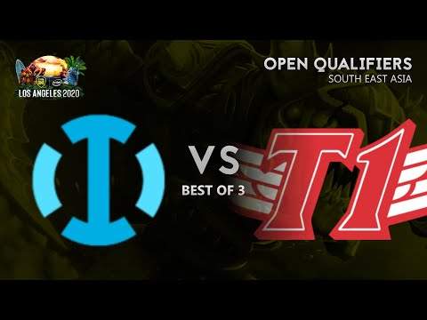 IO Dota 2 vs T1 Game 1 (BO3) | ESL One Los Angeles 2020 SEA Open Qualifiers