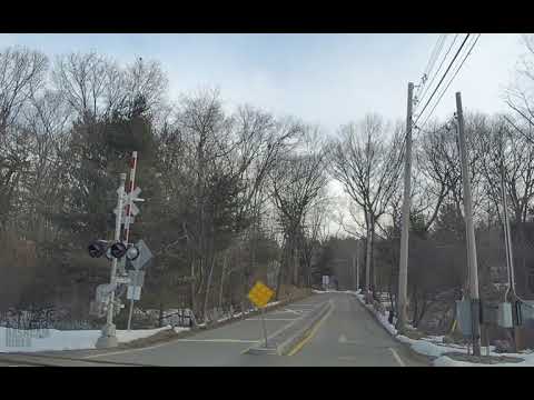 Boston drive through Waltham, Weston, and Lincoln on MA-117