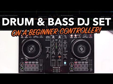 DJ drops a Drum & Bass mix on beginner Pioneer controller!