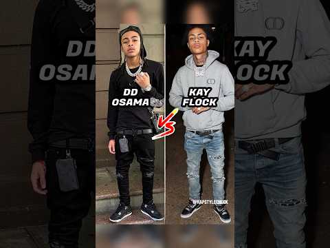 DD OSAMA OR KAY FLOCK? 🥶 DRIP BATTLE 101 💧 #ddosama #kayflock #streetwearfashion