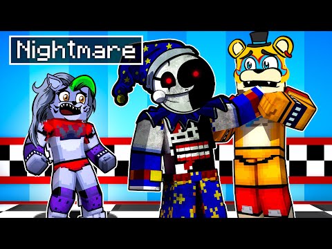 Moondrop Transforms into Nightmare Moon and eats Glamrock Freddy in Minecraft Security Breach