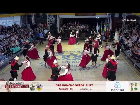 DTG PONCHO VERDE ADULTA - TATU COM VOLTA NO MEIO