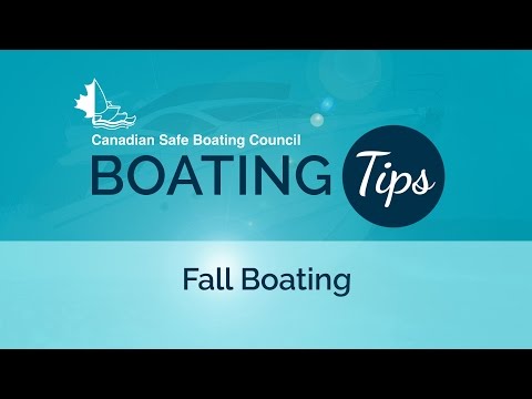 Fall Boating