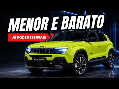 🔥 JEEP AVENGER 2027: PREÇO OFICIAL DE LANÇAMENTO DO MINI SUV CONFIRMADO!!