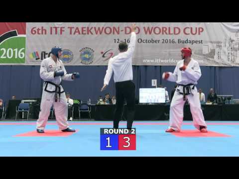 Sparring Senior Male +85kg - ITF World Cup 2016 - Budapest