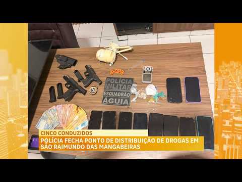 Polícia fecha ponto de tráfico em São Raimundo das Mangabeiras