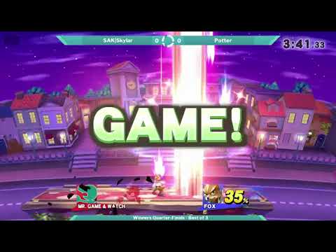 Sink or Swim 50 Winners Quarters - SAK|Skylar (Mr. Game & Watch) vs Potter (Fox)