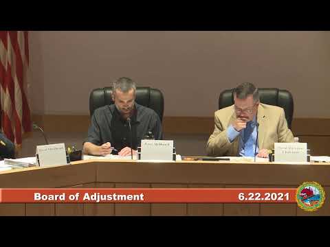 6.22.2021 Board of Adjustment