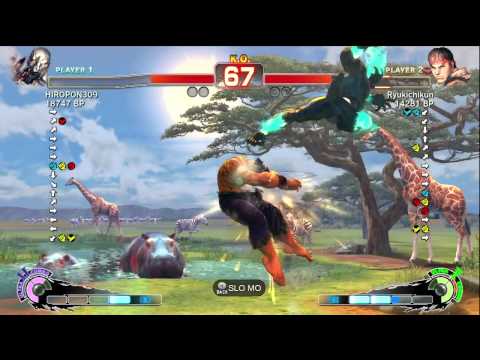 HIROPON309 [Seth] vs Ryukichikun [Ryu] SSF4 Japanese Online Ranked Matches - TRUE-HD