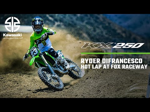 Updated 2023 Kawasaki KX250 Raw POV at Fox Raceway with Ryder DiFrancesco