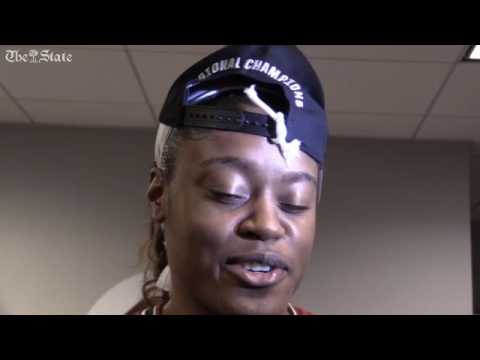 Kaela Davis on the Gamecock's win