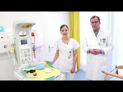 Geburt an der Frauenklinik. Natürlich!