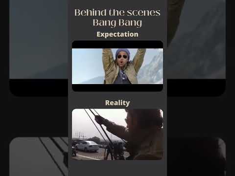 Bang Bang Movie Action BTS Video | Hrithik Roshan | Movie Scene | Expectation vs Reality #shorts