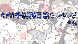 2025年視聴回数ランキング+α【にじさんじ】【手書き切り抜き】