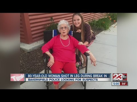 80-year-old beat and shot by people breaking into her home