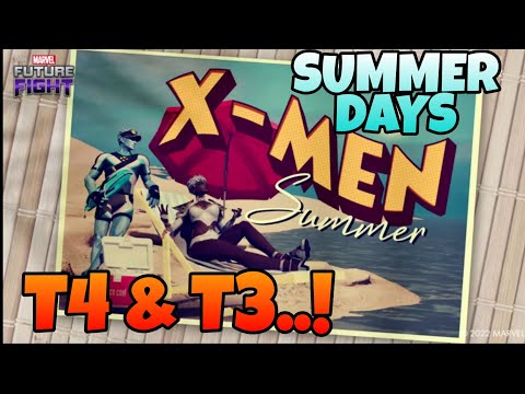 SUMMER DAYS Uniforms, T4 STORM & T3 ICEMAN..!! Sneak Peek 4 // MUTANTS // Marvel Future fight // f2p