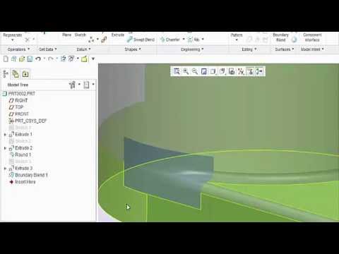 Forcing Rounds in Creo Training 2.0 Tutorial - Part 1