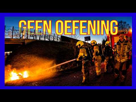 😱 Oefenavond verandert ineens in een echte inzet 🚒🔥 - VOLUNTEERS DUTCH FIREFIGHTERS -