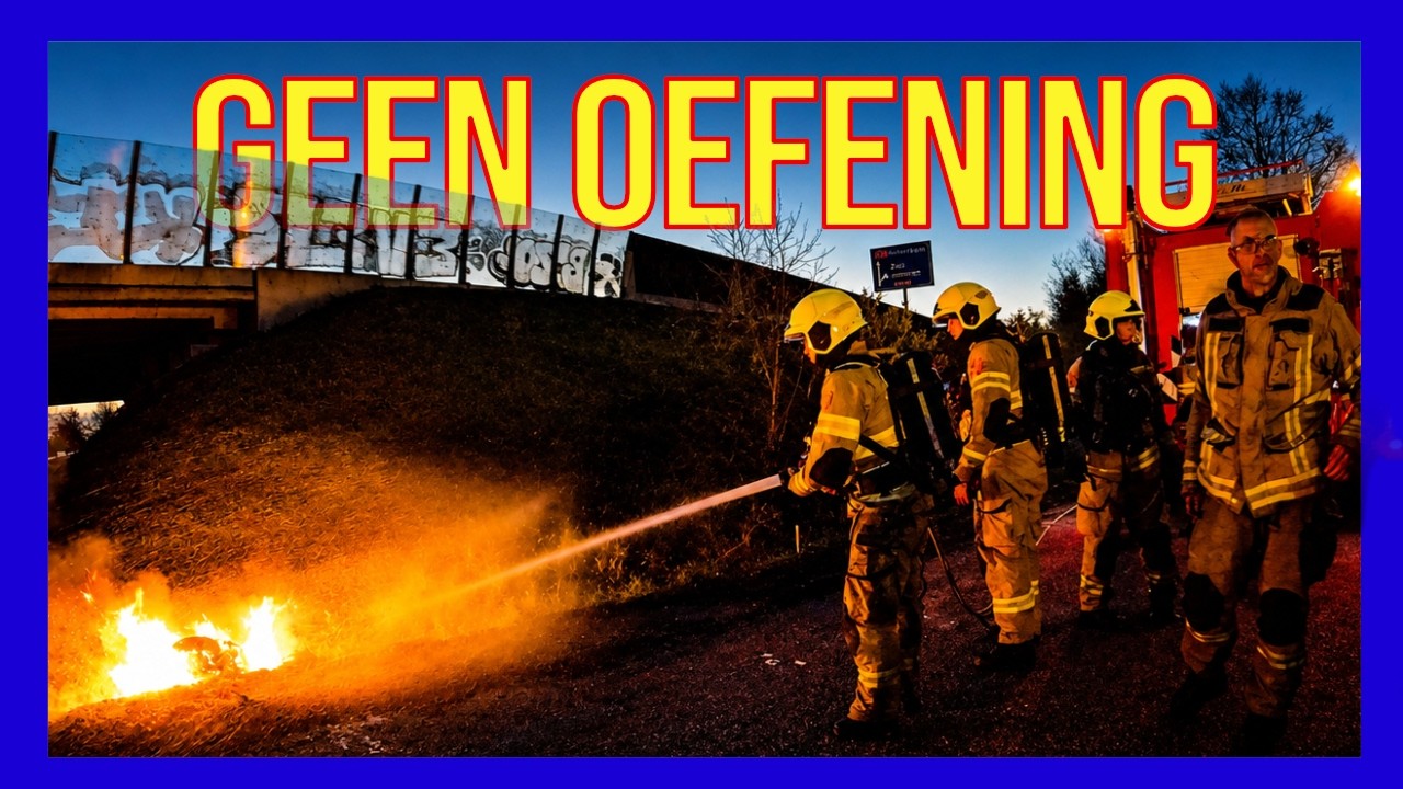 😱 Oefenavond verandert ineens in een echte inzet 🚒🔥 - VOLUNTEERS DUTCH FIREFIGHTERS -