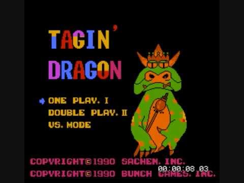 Worst NES Title Screen Ever: Tagin' Dragon