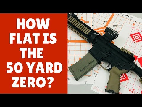 The Flat Shootin' 50 yard Zero (The Best Distance To Sight In A Red Dot)