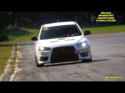 Ośka Jacek - Mitsubishi EVO X - SuperOES 8 Runda Tor Kielce 27-08-2022