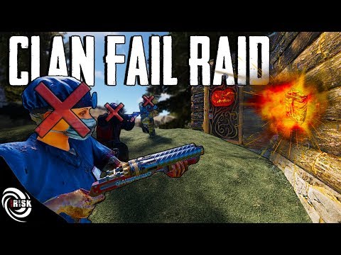 CLAN FAIL RAIDED ME & I MADE THEM PAY! (Rust SOLO)