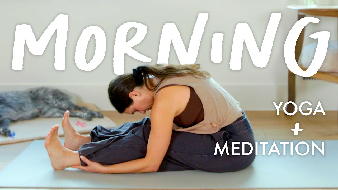 Early Morning Yoga and Meditation - 20 Minute Yoga Practice - YouTube