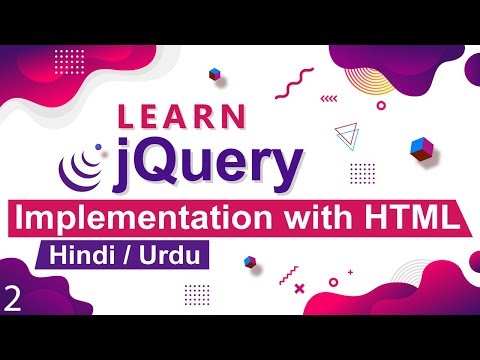 jQuery Implementation Tutorial in Hindi Urdu
