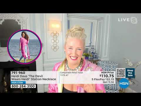 Heidi Daus "The Devil Wears Heidi" Rectangular Station N...