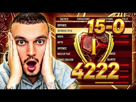 15-0 ✅ My FC26 4222 Custom Tactics are UNBEATABLE 🔥😍
