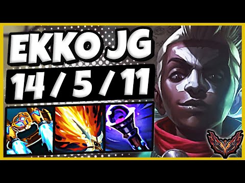Ekko vs Nidalee Jungle [ KT Cuzz ] Korea Grandmaster Patch 12.20 ✅