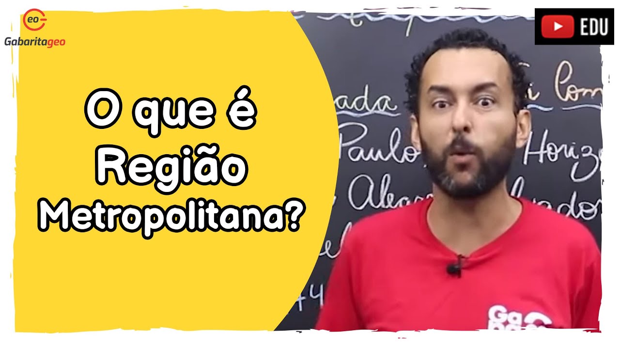 Urbanização Brasileira | O que é Região Metropolitana | Conurbação | Macrocefalia urbana |
