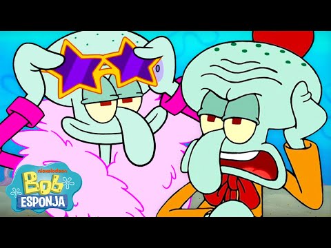 Bob Esponja | 2025 segundos do Lula Molusco sendo... o Lula Molusco 🦑 | Bob Esponja em Português