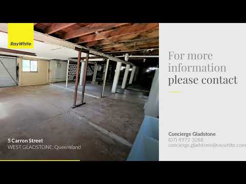 5 Carron Street, West Gladstone, QLD 4680, 3房, 1浴, House