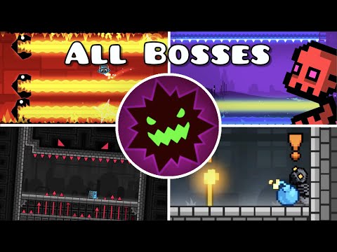Geometry Dash - All Bosses (No Damage) | 2.2