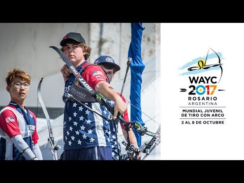 USA v Chinese Taipei – recurve cadet men's team gold final | Rosario 2017