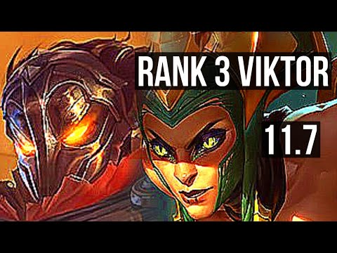 VIKTOR vs CASSIOPEIA (MID) | Rank 3 Viktor, 6/1/5 | NA Challenger | v11.7