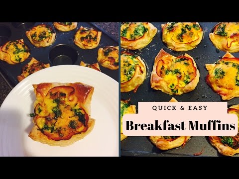 Breakfast muffins- Turkey,Sausage,Cheese puff pastry
